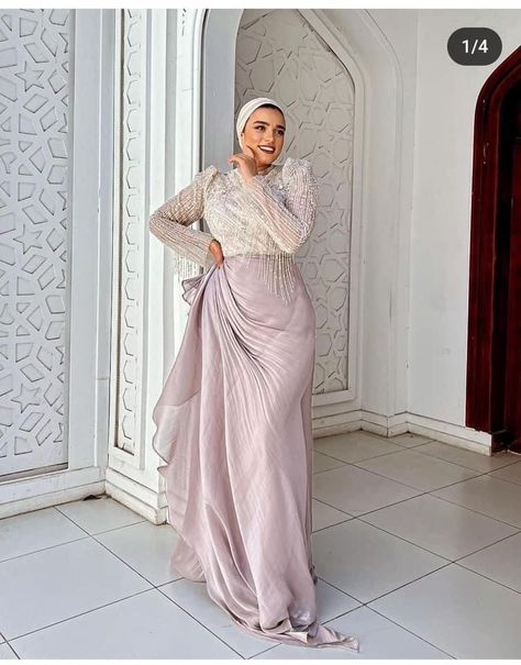 Corset Dress Hijab, Sister Of The Bride Dress Hijab, Sister Of The Bride Dress, Hijab Dress Party, Beautiful Skin Care, Baby Blue Dresses, Soiree Dress, Bride Sister, Dresses Classy