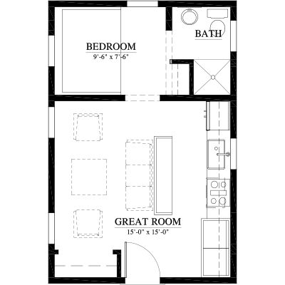 Elevation 20x16 Floor Plan, Cheap Small House Ideas Tiny Homes, 14x30 Floor Plans, 16x20 Tiny House Floor Plans, Adu Floor Plans, Studio Floor Plans, Small Floor Plans, Allison Ramsey, Cabin Floor Plans