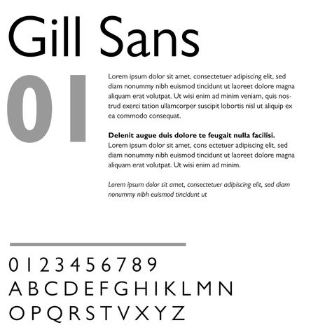 Gill Sans is a humanistic sans serif family that, while is considered by many to be quintessentially British in tone and concept, has been used in virtually every country and in nearly every application imaginable. Gill Sans has reached this level of near-ubiquity for one simple—and very good—reason: it is an exceptionally distinctive design with a potential range... View Article The post Gill Sans Font Family appeared first on Pixelbag. Gill Sans, Roman Characters, Quintessentially British, Sans Font, Font Family, Free Design Resources, Design Resources, Free Design, Range