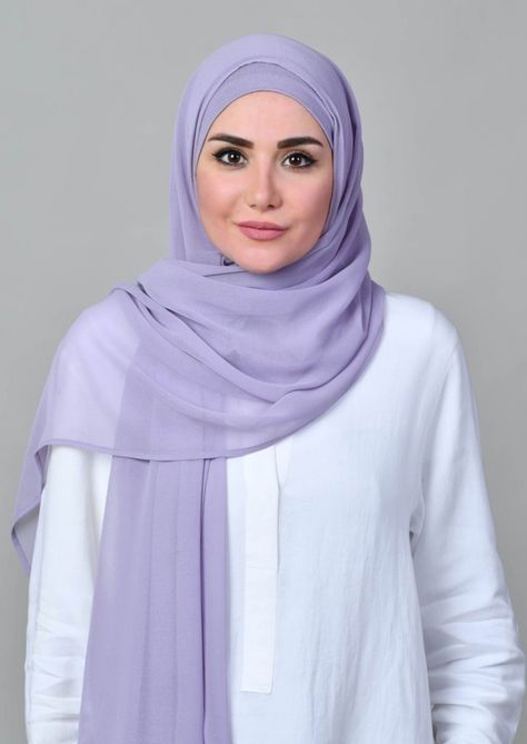 https://www.bokittahijabista.com/product-detail?products_id=2295 Scarf Photography, Abaya Collection, Lilac Grey, Amazing Ideas, Free Style, Head Scarf, Satin Dresses, Modest Fashion, Lilac