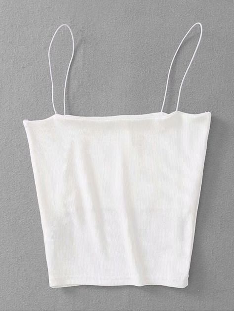 White Sando Top Outfit, Sando Top Outfit, Cami Top Diy, Cami Top Pattern, White Sando, Cami Top Outfit, Velvet Cami Top, Striped Cami Tops, White Cami Tops