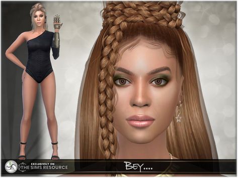 Sims 4 Cc Beyonce Hair, Beyonce Sims 4 Cc, 4 Beyonce, Sims Background, Rachel Green Friends, Sims 4 Sims, Beyonce Hair, Vip Kid, Sims Inspiration