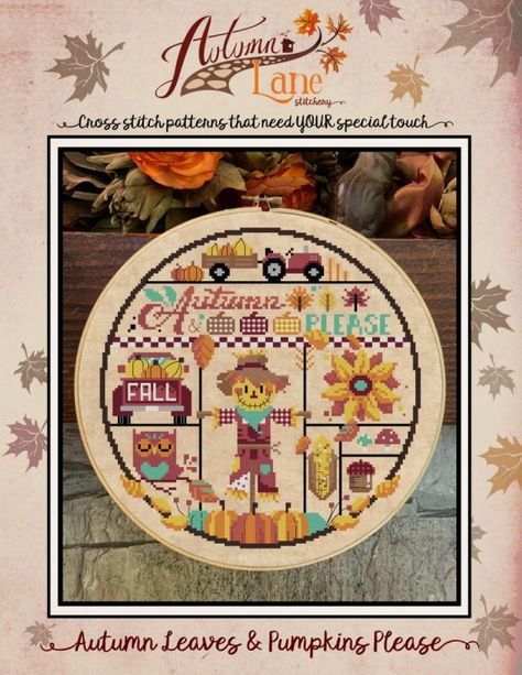 Gallery.ru / Foto #10 - Costura de Autumn Lane - Mussen Stitch Design, Cross Stitch, 10 Things, Design