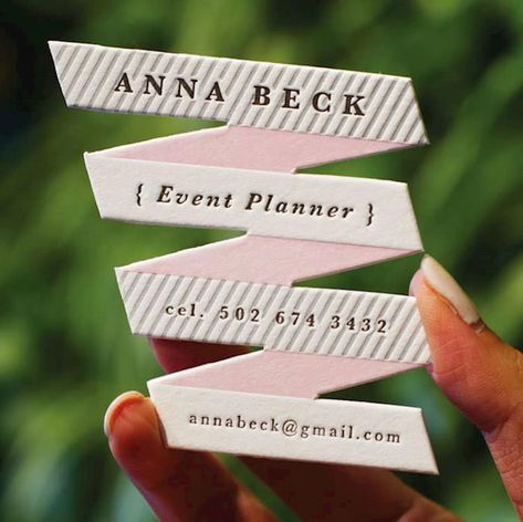 Creative Business Card For Hairstylist Party Planner Business Cards, Google Business Card, Event Planning Business Cards, Embossed Business Cards, Restaurant Business Cards, Cute Business Cards, Foil Business Cards, Watercolor Business Cards, Letterpress Business Cards