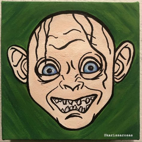 Lord Of The Rings Easy Painting, Simple Lord Of The Rings Art, Lord Of The Rings Paintings, Lord Of The Rings Acrylic Painting Easy, Lord Of The Rings Canvas Painting, Rings Acrylic, Lord Of The Rings Oil Painting, Rock Background, Cute Canvas Paintings