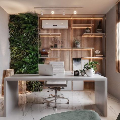 Small Office Interior Design Modern White, Office Clinic Interior Design, Calming Salon Decor, Modern Waiting Room Design, Small Clinic Interior Design, Modern Doctors Office, Small Waiting Room Design, Modern Dental Office Design, Home Clinic