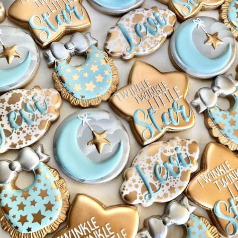 Biscuit Decorating, Twinkle Twinkle Baby Shower, Cookies Ideas, Catering Desserts, Shower Cookies, Can We Talk, Baby Cookies, Baby Shower Cookies, Cookie Ideas