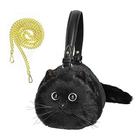 Amazon.com: Kuang Women Pumpkin Crossbody Bags Halloween Devil Purse Fashion Trick or Treat Shoulder Handbag Girls Tote (Pink) : Clothing, Shoes & Jewelry Eyes Different Angles, Pet Pattern, Faux Fur Accessories, 3d Simulation, Cat Handbags, Different Expressions, Cute Cat Face, Cat Purse, Fur Accessories