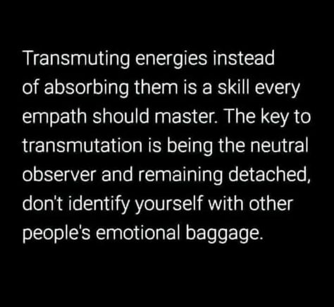 transmuting energies to my highest favor is a habit i donwith ease Emotional Baggage, Emotional Awareness, Spiritual Messages, Spiritual Wisdom, Mental And Emotional Health, Self Care Activities, Empath, Emotional Health, Spiritual Journey