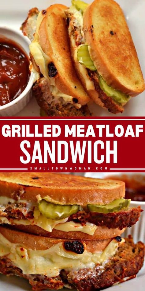 A tasty treat on the Father's Day dinner menu! This Grilled Meatloaf Sandwich is the best meatloaf recipe glaze between two slices of buttery toast and plenty of melty cheese. Learn how to grill meatloaf for a delicious Father's Day dinner menu! Father's Day Meal Ideas, Fathers Day Meal Ideas, Meatloaf Sandwich Recipe, Fathers Day Dinner, Gourmet Sandwiches Recipes, Buttery Toast, Grilled Meatloaf, The Best Meatloaf Recipe, Toasted Sandwich Recipes