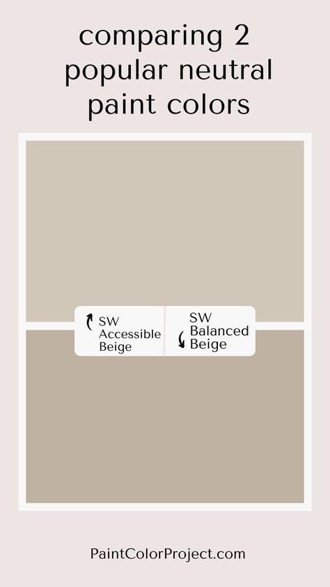 Alabaster And Accessible Beige Sherwin Williams, Balanced Beige Vs Accessible Beige, Accessible Beige Vs Balanced Beige, Sw Balanced Beige Exterior, Balanced Beige Sherwin Williams Exterior, Accessible Beige Sherwin Williams Exterior, Accessible Beige 50% Lighter, Perfect Beige Paint Color, Sw Balanced Beige