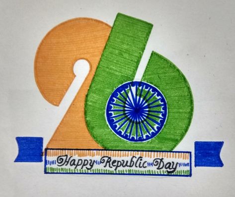 26 January Republic Day Drawing, Republic Day Drawing, 26 January Republic Day, Image Drawing, 26th January, 26 January, Happy Republic Day, Republic Day, Mandala Drawing