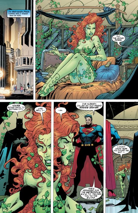 Poison Ivy Character Comic Books, Poison Ivy Character, Fantasy Superhero, Poison Ivy Comic, Poison Ivy Dc Comics, Poison Ivy Costumes, Batman Hush, Harley Quinn Comic, Dc Comics Artwork