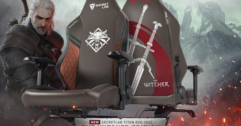 Secretlab Pays Tribute To The Witcher In Latest Gaming Chair Design  Bleeding Cool News Dual Swords, The Witcher Game, Game Tag, Game Environment, Batman V, The Witcher 3, The Grandmaster, Man Of Steel, Cyberpunk 2077