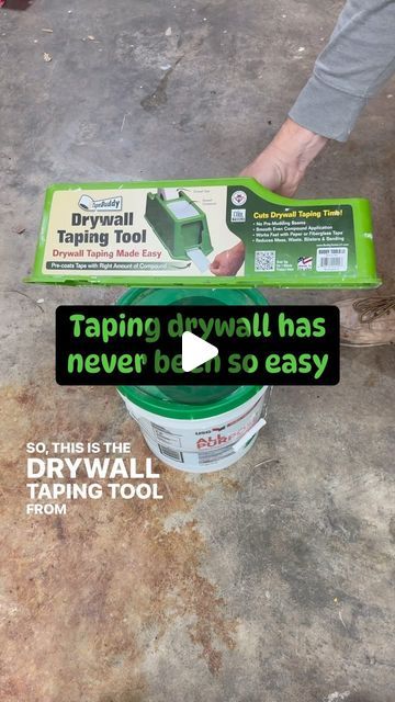 Micah Qualls • Construction • Tools • Reviews • DIY on Instagram: "Drywall Taping Tool from @buddy.tools.llc 

It’s a simple tool that works well 👍 

15% off Code BTMICAH15 on Amazon 

You can also DM for product link or go to the link in my bio. 

🎥 credit @cdawgdunham 

#drywall #drywaller #drywalltaper #drywalltools #buddytools #marknguard" Drywall Taping, Hanging Drywall, Drywall Tape, Drywall Tools, Construction Tools, Drywall, Make It Simple, Home Improvement, Coding