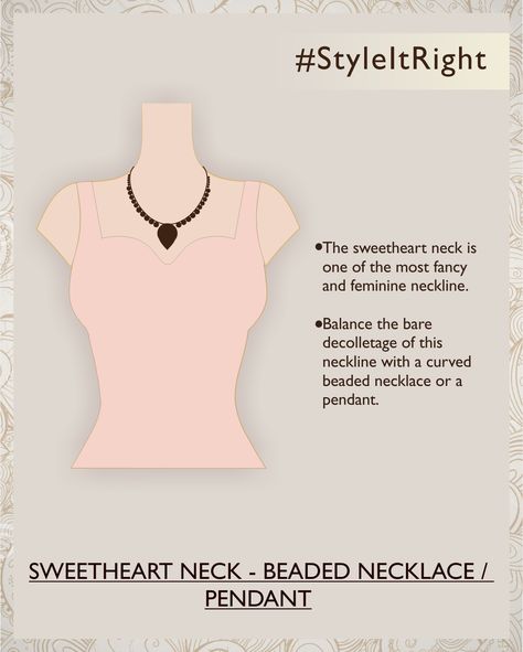 Necklace For Sweetheart Neckline, Neckline Ideas, Sunset Winter, Wear Necklaces, Sweetheart Neck, Beads Necklace, Bead Necklace, Sweetheart Neckline, Beaded Necklace