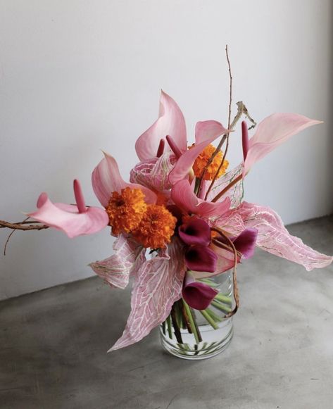 Anthurium Arrangement, Pink Flower Aesthetic, Boquette Flowers, Wedding Flowers Summer, Nothing But Flowers, Flowers Aesthetic, Flower Therapy, Beautiful Bouquet Of Flowers, Aesthetic Style