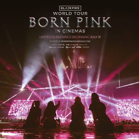 Blackpink World Tour, Blackpink Born Pink, Born Pink World Tour, Pink Tour, Pink World, Lisa Rosé, Stage Set, Born Pink, Home Movies