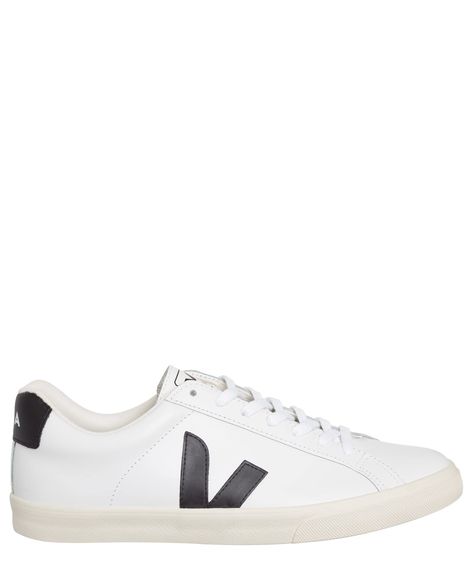 PRICES MAY VARY. ESPLAR LOGO LEATHER EXTRA-WHITE_BLACK Veja Sneakers Men, Veja Trainers, Unisex Shoes Sneakers, Veja Esplar, Chemical Compounds, Veja Shoes, Veja Sneakers, Old Money Style, Leather Logo