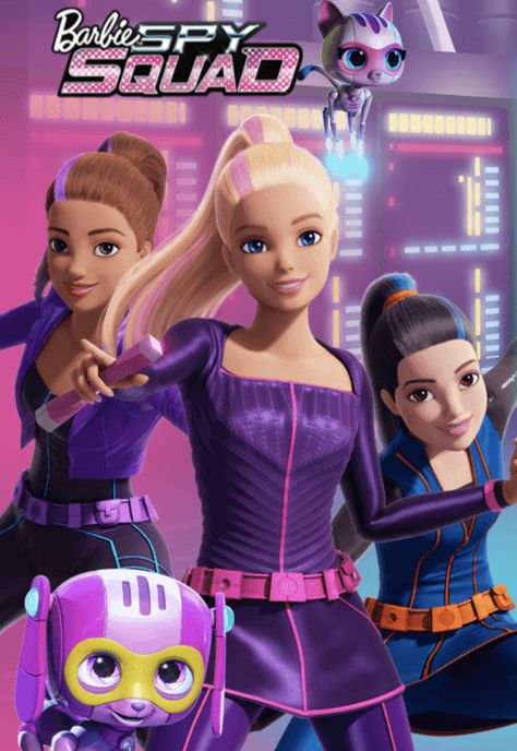 Barbie Spy Squad Aesthetic, Spy Barbie, Barbie Games To Play, Games For Friendsgiving, Barbie Squad, Spy Character, Barbie Movies List, Barbie Spy Squad, Barbie Film