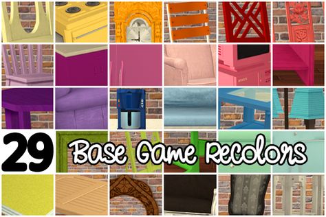 Base Game Recolors Part 1 Sims 4 Recolors Base Game, Base Game Recolor Sims 4, Sims 2 Cc, Sims 2 Default Replacement, Sims 2 Recolors, Sims 1 To Sims 2 Conversion, The Sims 2, Sims Games, Sims 1