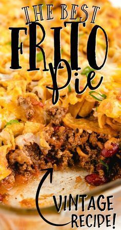 Corn Chip Casserole Frito Pie, Best Frito Pie, Frito Pie Casserole Ground Beef, The Best Frito Pie, Easy Mexican Food Recipes Vegetarian, Chicken Chili Frito Pie, Homemade Frito Pie, Texas Frito Pie Recipe, Six Sisters Recipes Dinners