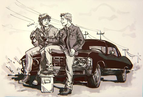 Winchester Brothers Fanart, Sam And Dean Winchester Fanart, Man In Suit Drawing Reference, Sam Winchester Fanart, Dean Winchester Fanart, Spn Fanart, Supernatural Fanart, Supernatural Drawings, Supernatural Imagines