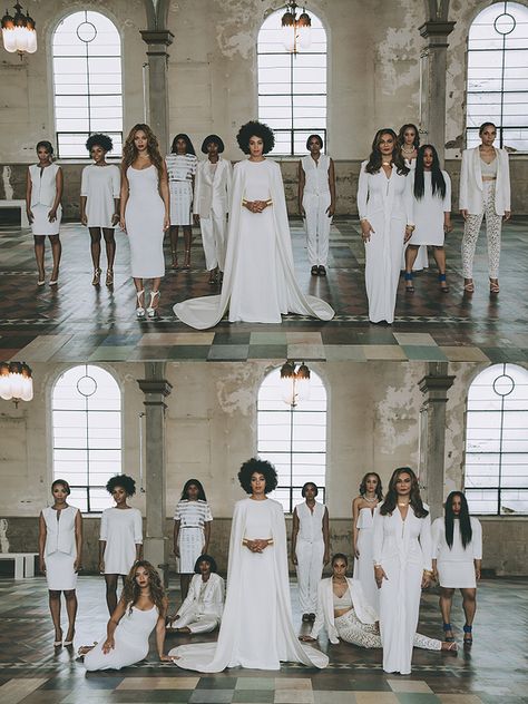 Congrats to Solange and Alan Ferguson!  This wedding is AMAZING!! Solange Knowles Wedding, Solange Wedding, Wedding Dress Reveal, Party Fotos, Group Of Women, Maid Of Honour Dresses, Solange Knowles, New Orleans Wedding, Wedding Dress Pictures