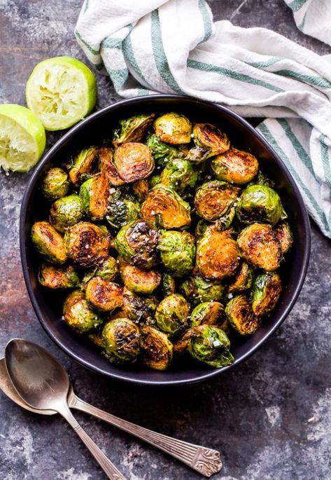 Honey Roasted Brussel Sprouts, Roast Brussels Sprouts, Grilled Brussel Sprouts, Chili Honey, Recipe Runner, Fried Brussel Sprouts, Brussel Sprout Recipes Roasted, Savory Sides, Roasted Sprouts