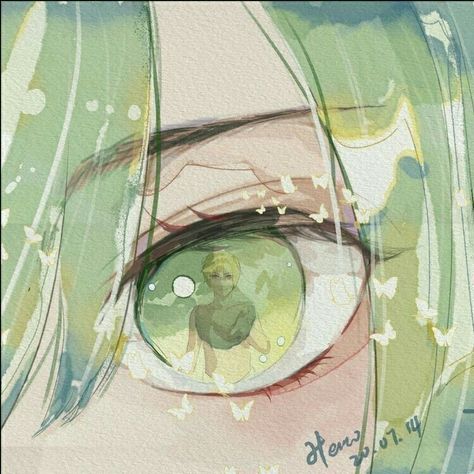 Mint Green Aesthetic, Mbti Character, Green Theme, Anime Eyes, Green Wallpaper, Green Hair, Infp, Green Aesthetic, Infj