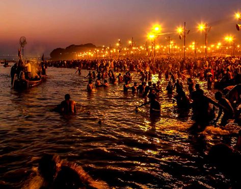 THE PRAYAGRAJ KUMBH MELA: An Experience In Itself! on Behance Hinduism Asthetics, Like Stars On Earth, Durga Puja Wallpaper, Religious Aesthetic, Desi Pinterest, Kumbh Mela, Har Mahadev, Haridwar, Travel Itinerary Template