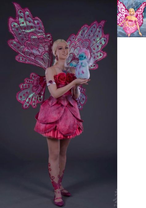 Elina Fairytopia Costume, Barbie And Bibble Costume, Barbie Fairytopia Cosplay, Elina Mermaidia, Barbie Elina, Barbie Films, Barbie Cosplay, 2000s Barbie, Barbie Fairytopia