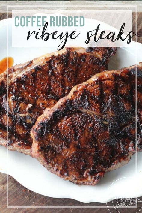 Coffee Cured Steak, Steak With Coffee Rub, Steak Coffee Rub Recipe, Espresso Steak Rub, Coffee Steak Rubs For Grilling, Espresso Rubbed Steak Recipe, Coffee Rub Steak, Coffee Marinade For Steak, Ribeye Steak Rub