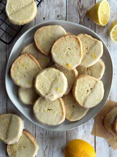 Sourdough Lemon Shortbread Cookies - Foragers of Happiness Sourdough Microbakery, Lemon Sourdough, Discard Cookies, Sourdough Lemon, Sourdough Cookies, Sourdough Breads, Easy Sourdough Bread Recipe, Fermented Bread, Pecan Shortbread Cookies