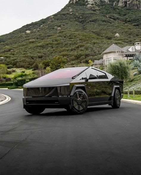 Black Foundation Cybertruck. ________________________________________ #cybertruck #teslafans #teslafan #teslaworld #teslacybertruck… | Instagram Black Foundation, Electric Pickup Truck, Polygon Modeling, Paint Protection Film, Tesla Motors, Tesla Car, Wrap Ideas, App Design Inspiration, Paint Protection