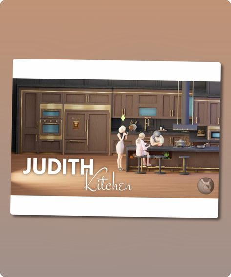 Sims 4 Kitchen CC: Judith Kitchen by Taurus Design Sims Kitchen, Taurus Design, Sims 4 Kitchen, Hall House, Mod Jacket, Sims 4 Cc Download, Mexican Kitchens, Tools And Toys, Best Sims