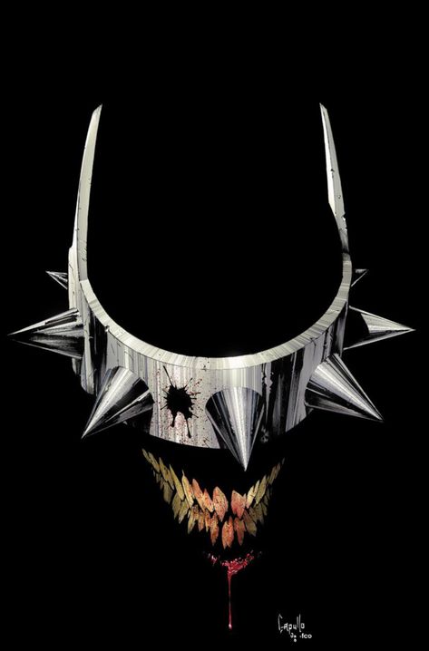 Pre-Order the BATMAN WHO LAUGHS #1 Variant via @atomikpop Dark Knights Metal, The Batman Who Laughs, Batman Painting, Batman Who Laughs, Batman Metal, Greg Capullo, Joker Batman, Batman Poster, Graphisches Design