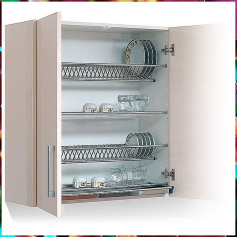 Kitchen Cabinet Organizer - With new awesome products unleashing everyday, visit to find what you have been searching for. DO IT IMMEDIATELY! Modern Crockery, Kitchen Unit Designs, Aluminum Kitchen Cabinets, Interior Design Kitchen Contemporary, Kitchens Cabinets, Kitchen Sink Design, Modern Cupboard Design, Kabinet Dapur, Kitchen Cupboard Designs