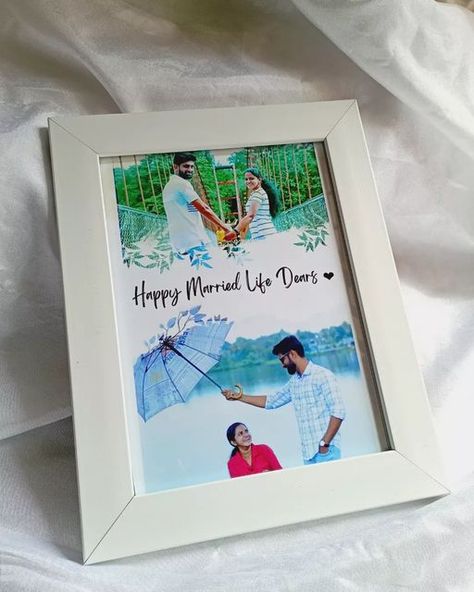 Couple Photo Frame, Marriage Frame, Couple Frame, A3 Photo Frame, Wedding Photo Gift, Photo Frame Decoration, Baby Cartoon Drawing, Frame Work, Birthday Quotes For Me