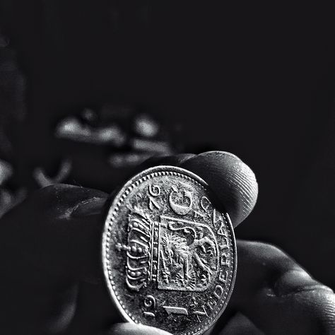 Silver Coin Aesthetic, Two Sides Of The Same Coin Aesthetic, Coins Aesthetic, Grandma Photoshoot, Coin Aesthetic, Coin Photography, Tbhk Characters, Caraval Trilogy, Creative Macro Photography