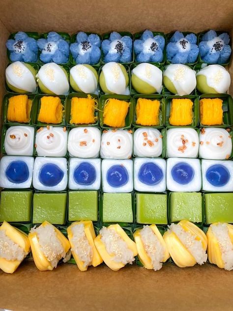 Khmer Dessert, Thailand Dessert, Thai Desserts, Asian Candy, Cambodian Food, Khmer Food, Thai Dessert, Traditional Cakes, Art Food