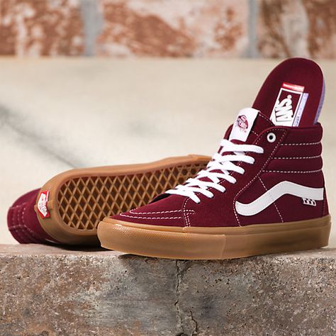 Long Skate, Mens Vans Shoes, Urban Shoes, Vans Store, Style Vans, Sneaker Lovers, Mens Skate Shoes, Vans Style, Vans Sk8 Hi