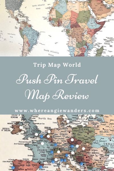 Trip Map World Review: The Best Push Pin World Map for Travellers Bucket List Holidays, Pin World Map, Push Pin World Map, Ireland Map, Pushpin Travel Map, Map World, World Maps, Wall Map, Europe Map