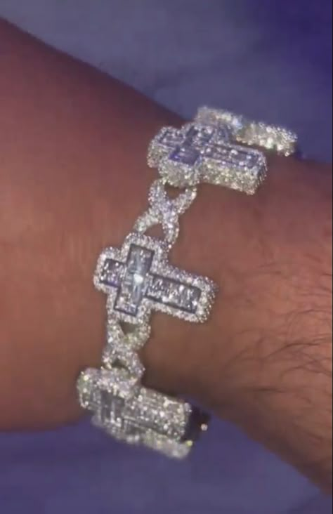 Rappers Jewelry, Iceout Jewelry, Ice Jewelry, Iced Out, Iced Out Jewelry Aesthetic, Iced Out Chains, Iced Out Jewelry, Luxury Crystal Jewelry Iced Out, Silver Iced-out Chain Bracelet