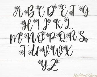 Winter Fonts Alphabet, Abc Lettering, Christmas Fonts Alphabet, Letras Aesthetic, Christmas Fonts Free, Merry Christmas Font, Winter Fonts, Bubble Letter Fonts, Holiday Fonts