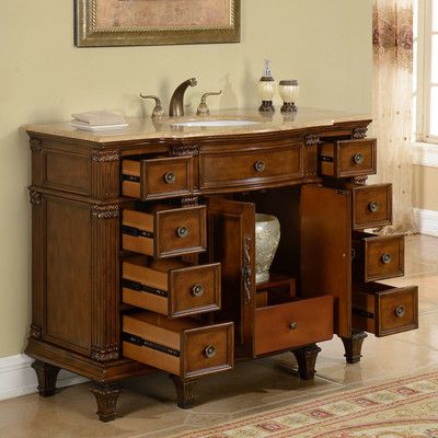 Dresser Vanity Bathroom, Single Sink Bathroom Vanities, Vintage Bathroom Vanity, 48 Inch Bathroom Vanity, Antique Bathroom Vanity, 48" Vanity, Bathroom Sink Cabinets, Cabinet Bathroom, Single Sink Vanity