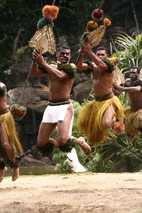 A visit to Fiji must include a show on Fijian culture & traditions. Numerous resorts & hotels offer this on a particular day during the week. Ask your hotel/resort.   Fijian men and women (and sometimes children) perform in traditional song and dances called the 'Meke'.   *Tourism Fiji photo.   *View more in Explore Fiji: http://viewer.e-digitaleditions.com/t/18754 Fijian Culture, Fiji People, Fiji Photos, Fiji Culture, Nusa Ceningan, Fiji Beach, Polynesian Men, Nusa Lembongan, Traditional Song