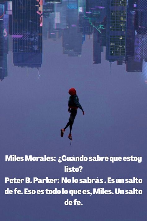 Frases para el alma: Un salto de fe Miles Morales, Famous Celebrities, Spiders, Cute Pictures, Spiderman, Naruto, Marvel, Celebrities, Quotes