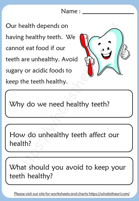 This is one of well written reading comprehension for 2nd graders.  The concepts used are Healthy Teeth, A Park in the Evening, My Smartwatch and Ice cream Cart. Teeth Diagram, Science Reading, Ice Cream Cart, 1st Grade Math Worksheets, Reading Comprehension Passages, Comprehension Passage, Health Lessons, Vocabulary Worksheets, English Worksheets