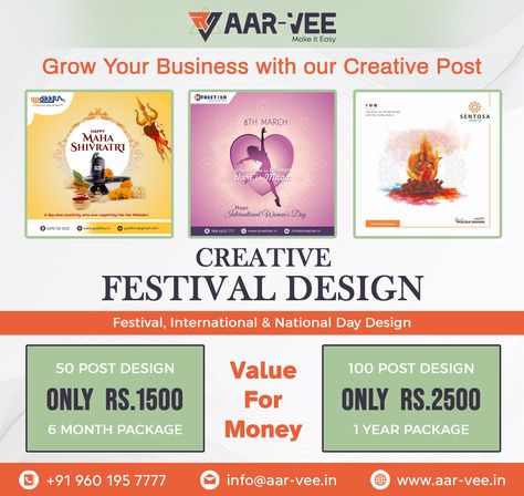 We Provide Festival Greetings Post @ Rs.1500 Per Year Package(100+ Posts) Greeting Poster, Media Poster, Social Media Poster, Creative Graphic Design, Festival Design, Mobile Covers, Customise T Shirt, 8th Of March, Graphic Design Services